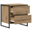 Sengebord Artisan eg 50 x 39,5 x 50 cm Konstrueret træ
