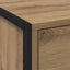 Sengebord 2 pcs Artisan eg 50 x 39,5 x 50 cm Konstrueret træ