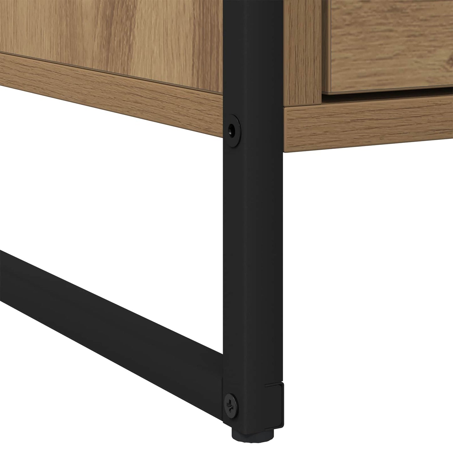 Sengebord 2 pcs Artisan eg 50 x 39,5 x 50 cm Konstrueret træ
