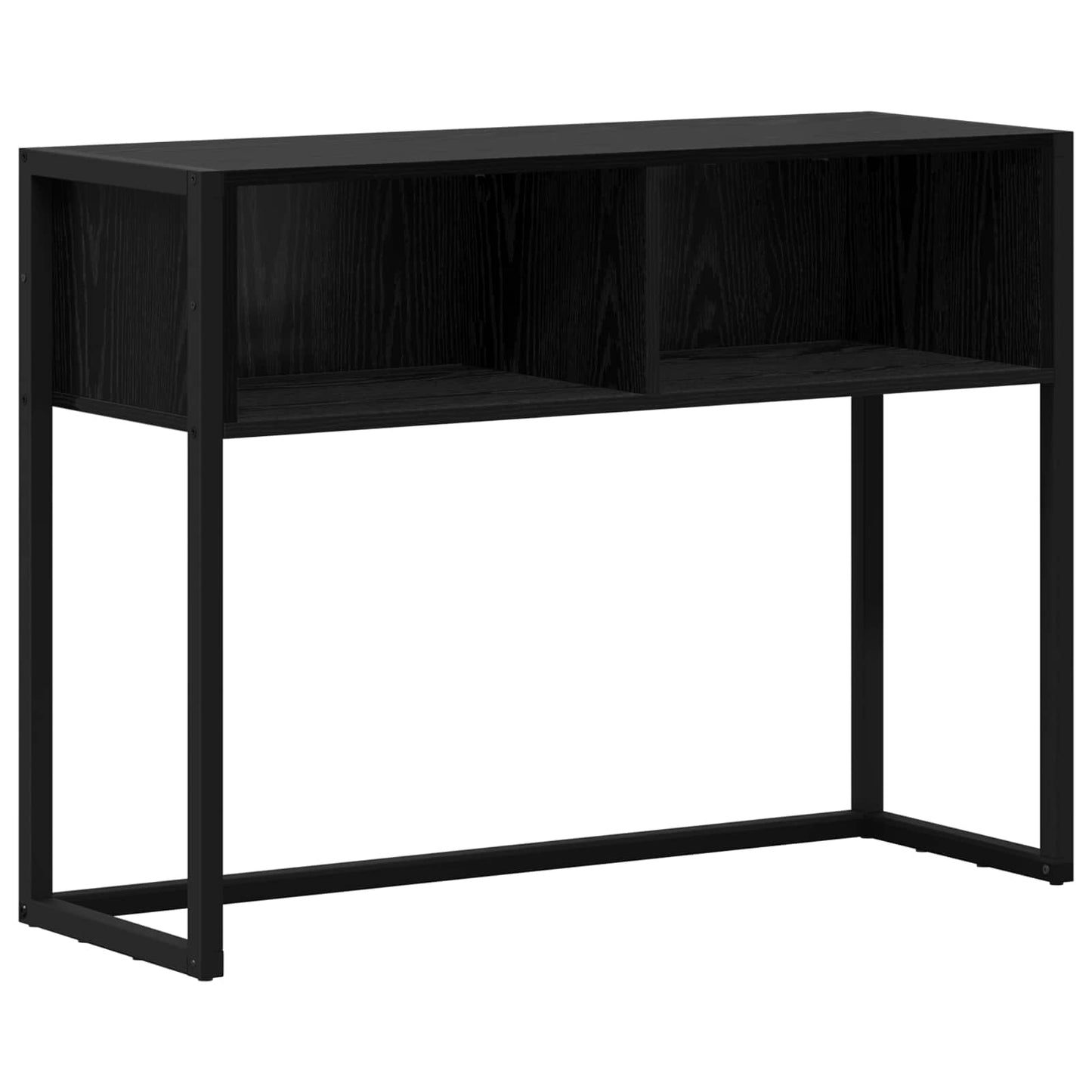 Endebord Sort eg 100 x 36 x 75 cm Konstrueret træ