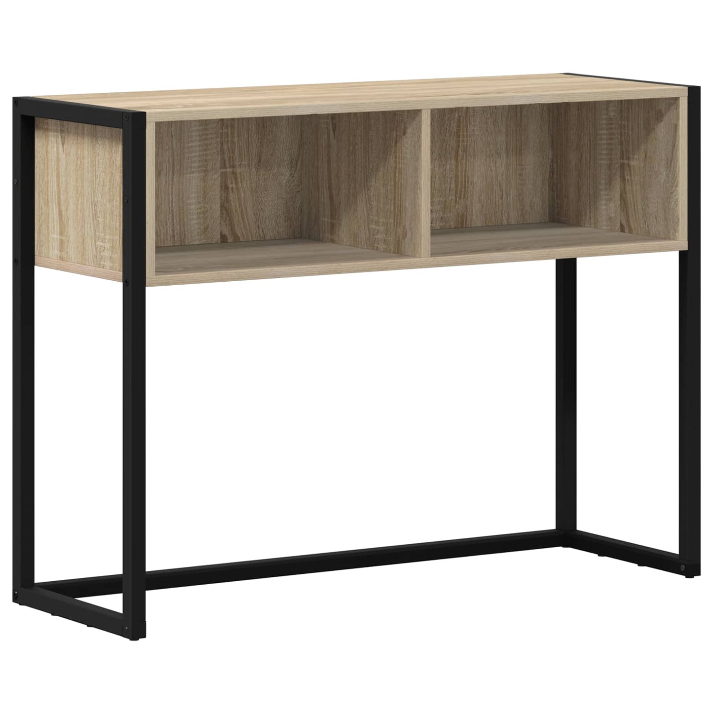Endebord med opbevaring Sonoma 100 x 36 x 75 cm Konstrueret træ