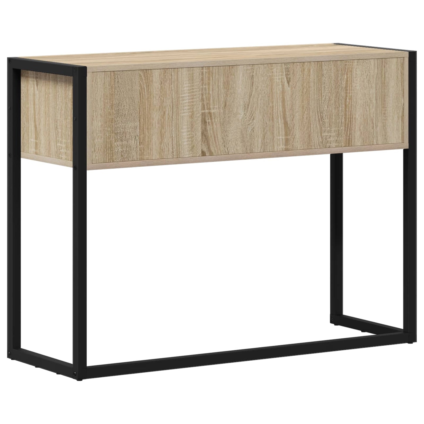 Endebord med opbevaring Sonoma 100 x 36 x 75 cm Konstrueret træ