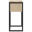 Endebord med opbevaring Sonoma 100 x 36 x 75 cm Konstrueret træ