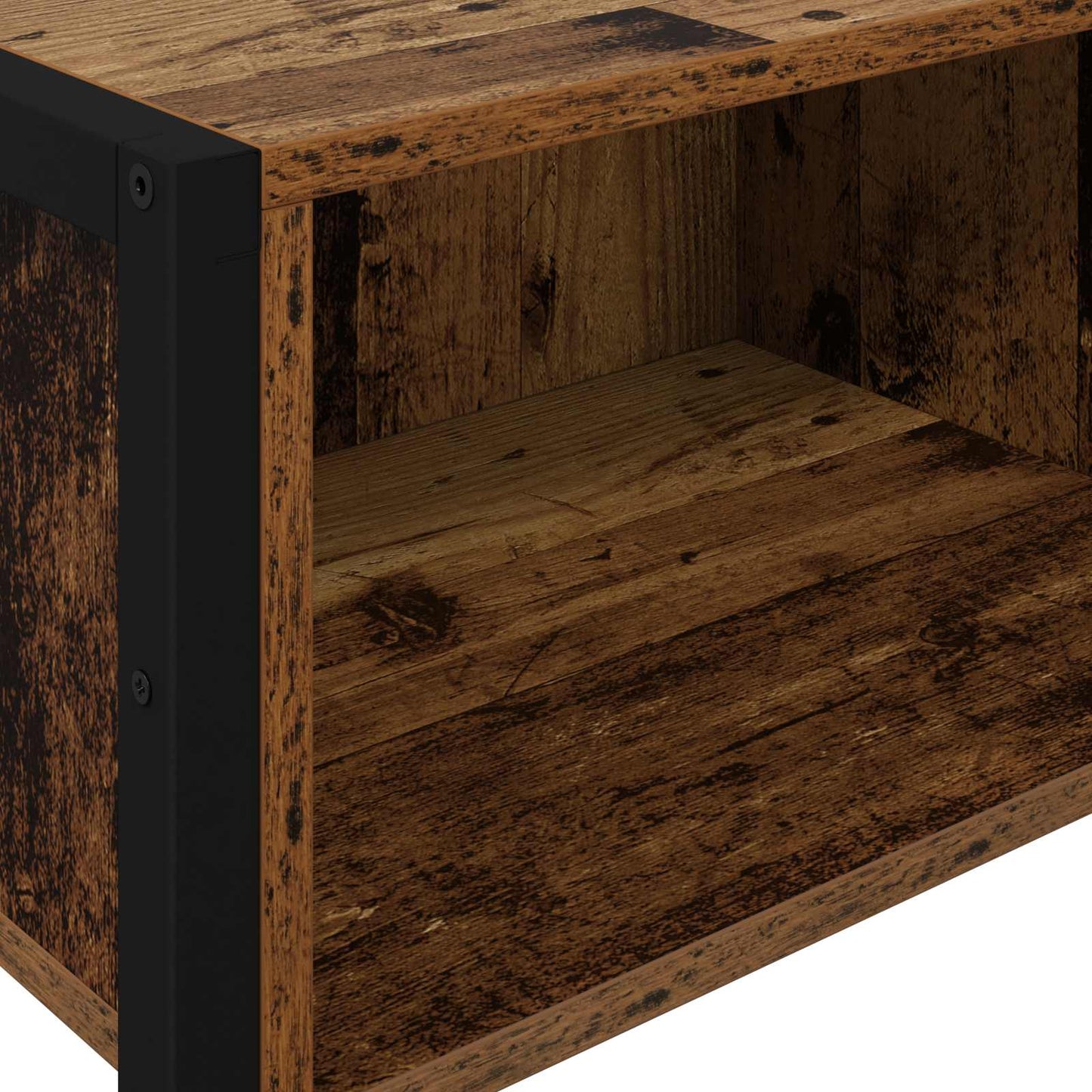 Endebord Gammelt træ 100 x 36 x 75 cm Konstrueret træ