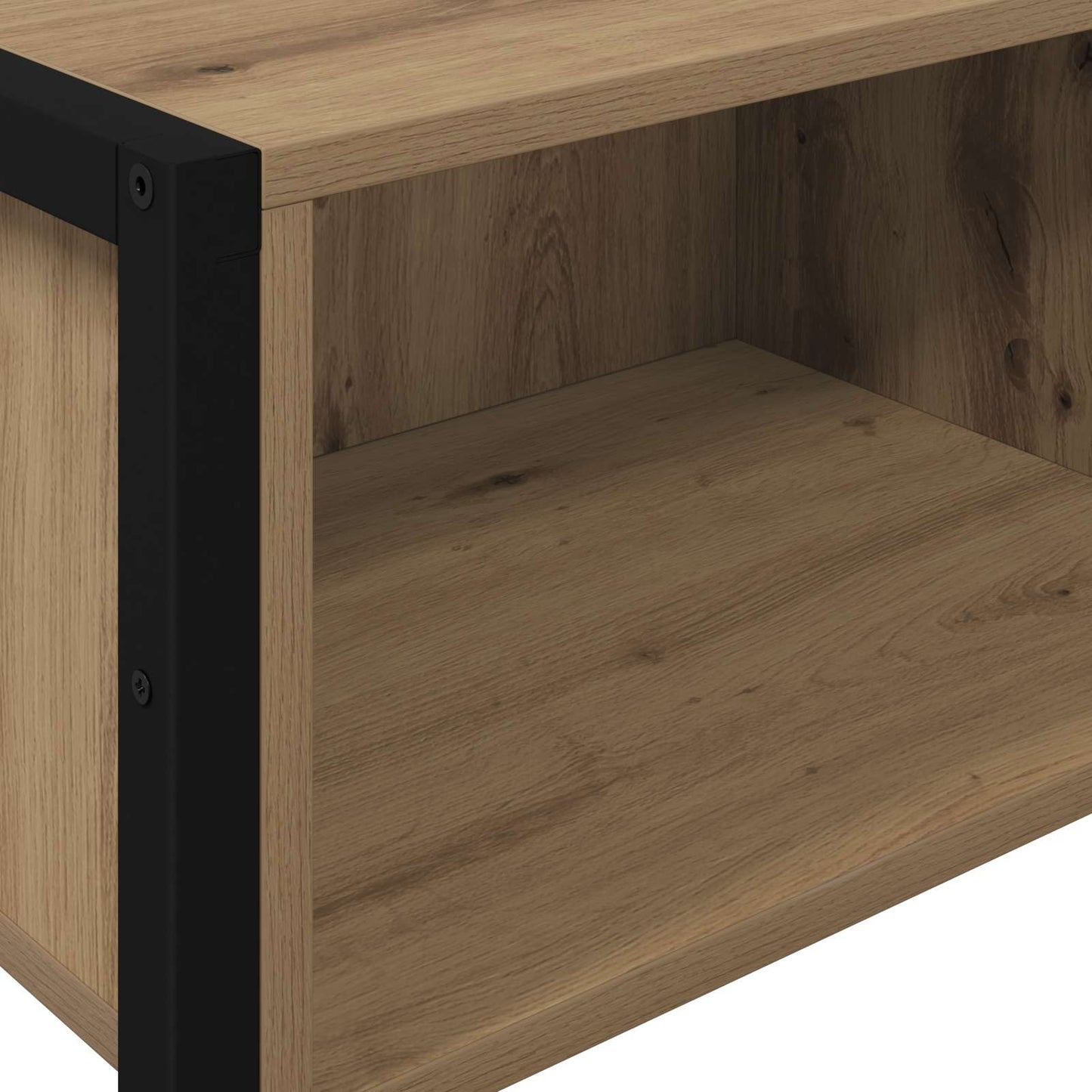 Endebord Artisan eg 100 x 36 x 75 cm Konstrueret træ