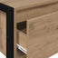 Endebord Artisan eg 100 x 36 x 75 cm Konstrueret træ