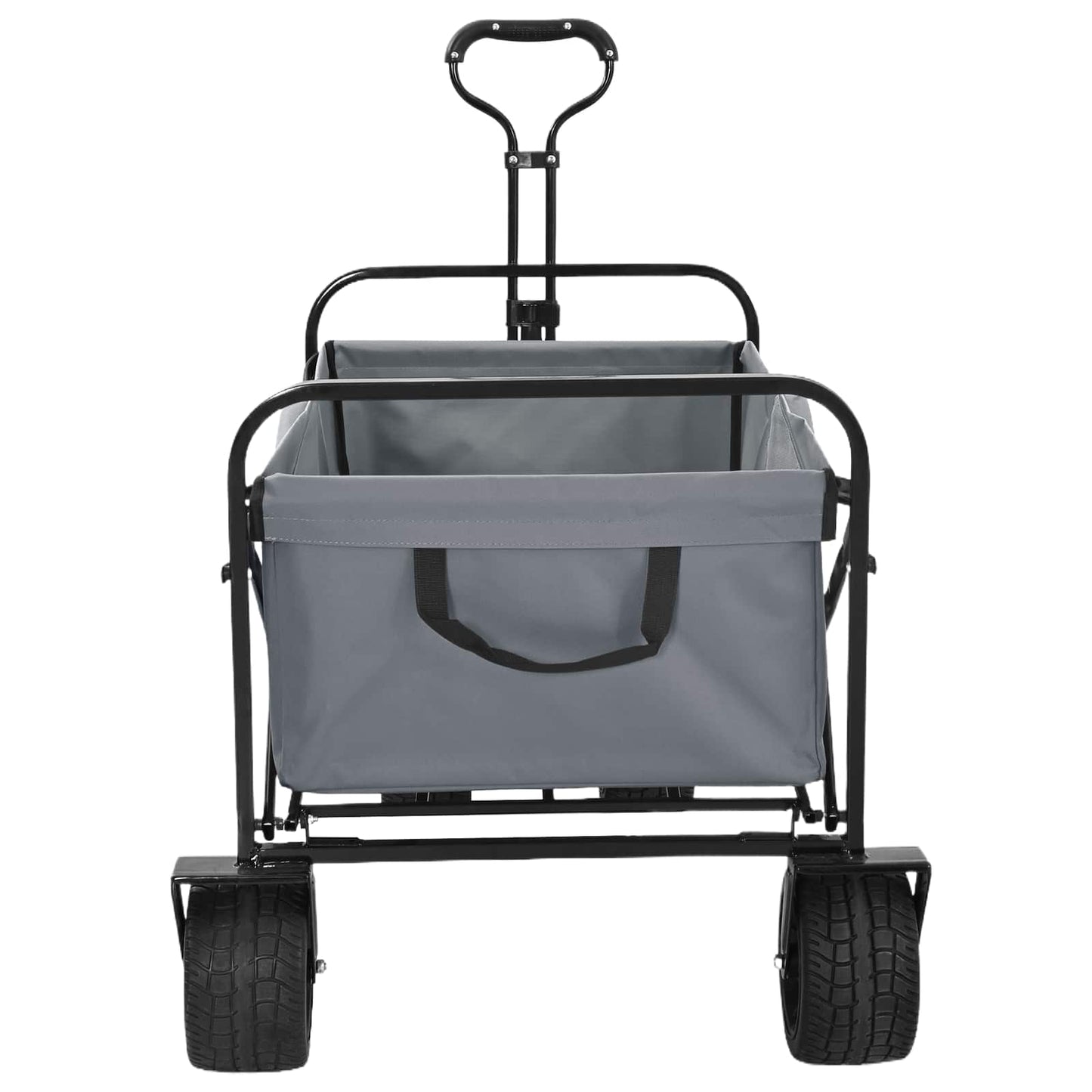 Foldbar indkøbsvogn med bremser Grå 89 x 63 x 96 cm