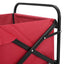 Foldbar indkøbsvogn med bremser Rød 89 x 63 x 96 cm