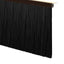 Selvklæbende dørbørstetætninger 6 pcs Brun 100 cm