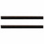 Skruemonterede dørbørste tætninger 2 pcs Brun 100 cm