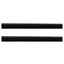 Skruemonterede dørbørste tætninger 2 pcs Brun 100 cm