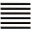 Skruemonterede dørbørste tætninger 6 pcs Brun 100 cm