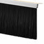 Selvklæbende dørbørstetætninger 2 pcs Sølv 100 cm