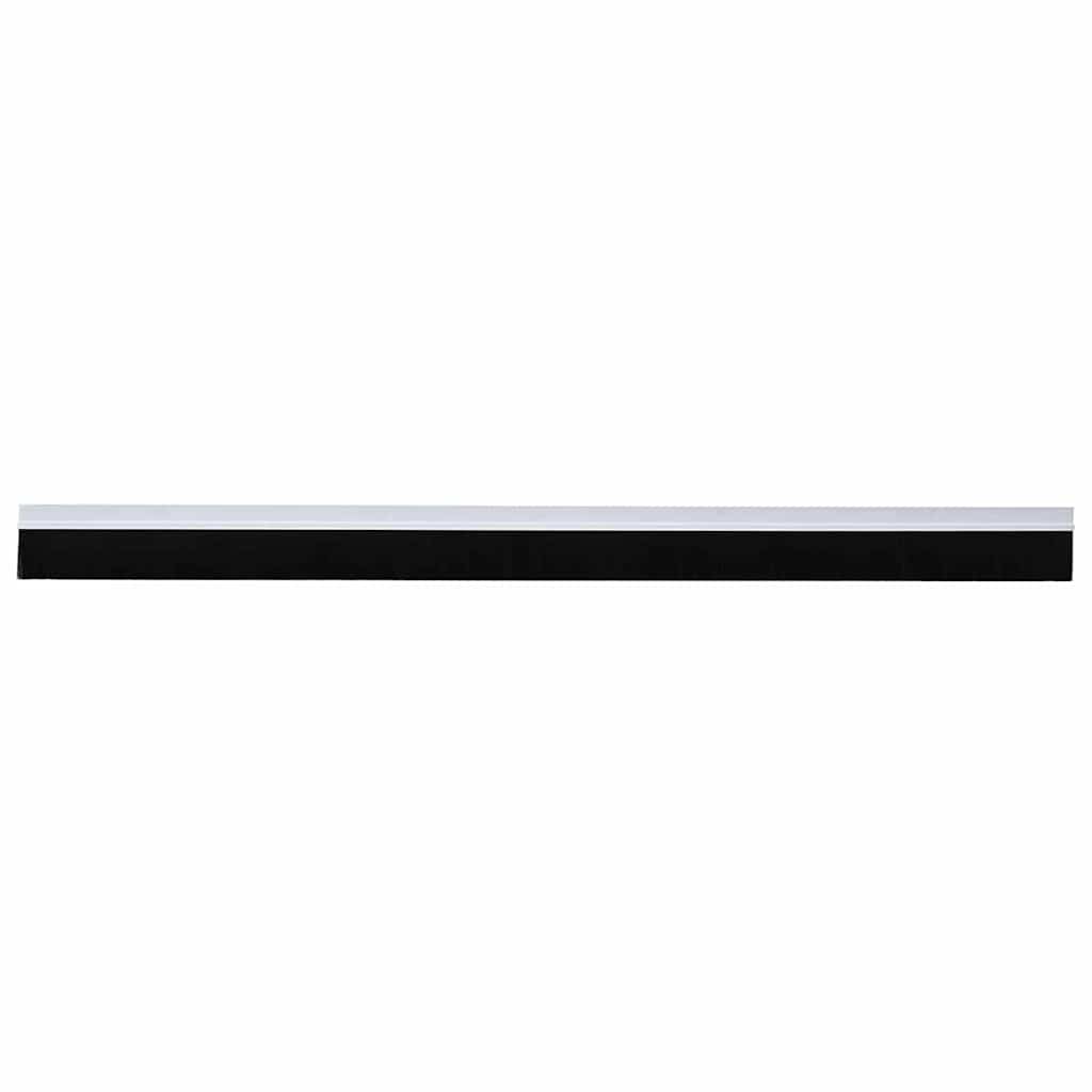 Selvklæbende dørbørstetætninger 2 pcs Hvid 100 cm