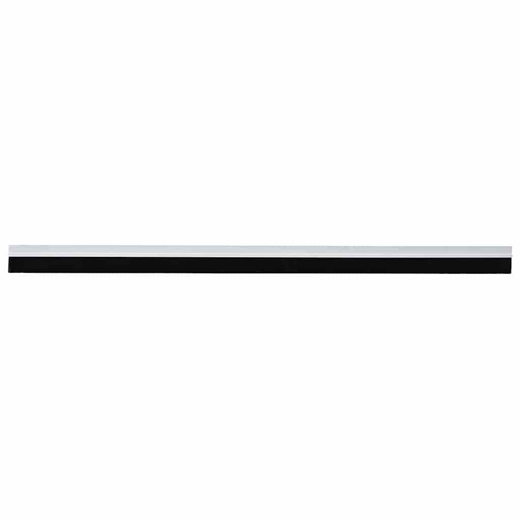 Selvklæbende dørbørstetætninger 6 pcs Hvid 100 cm