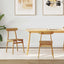 Spisestuestol 2 pcs Naturfarvet 43 x 44,5 x 77 cm