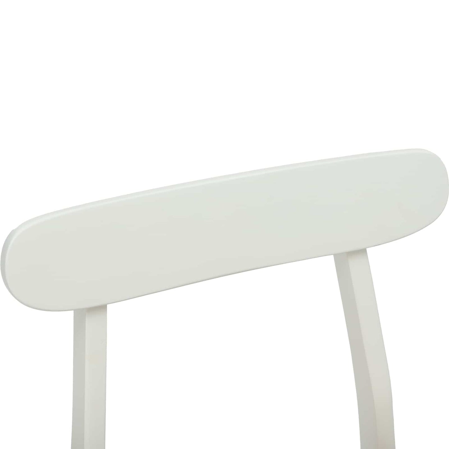Spisestuestol 2 pcs Hvid og Naturlig 43 x 44,5 x 77 cm