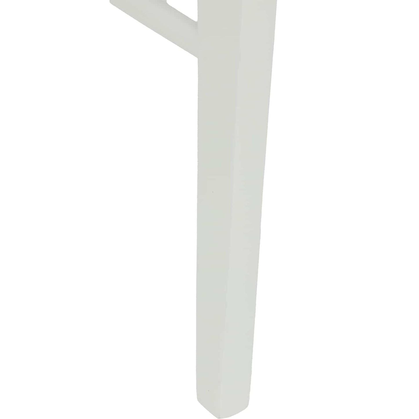 Spisestuestol 2 pcs Hvid 43 x 44,5 x 77 cm Massiv Gummitræ