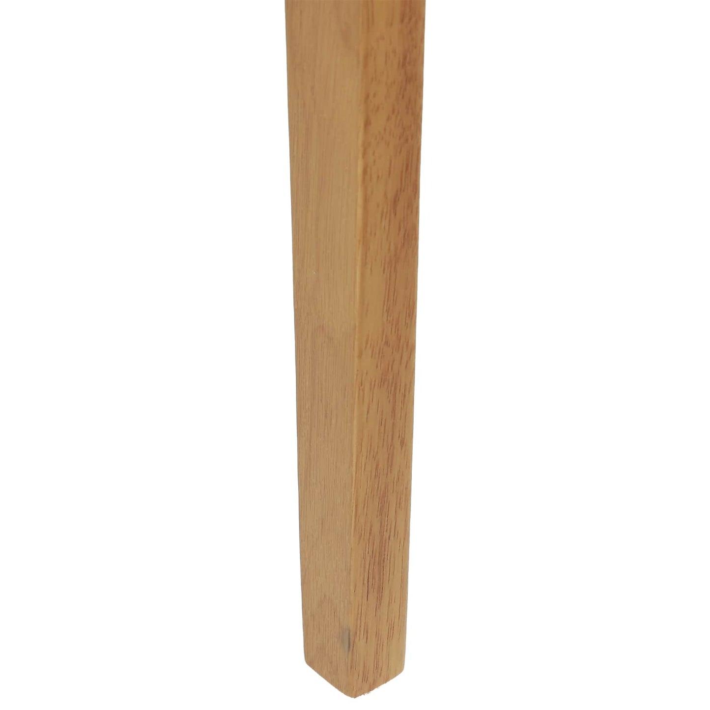 Spisestuestol 2 pcs Naturfarvet Massiv Gummitræ