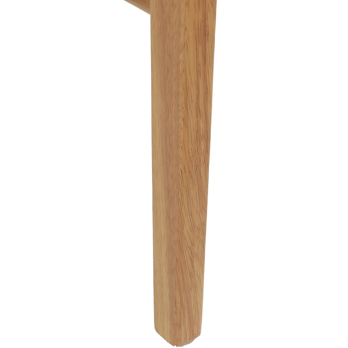 Spisestuestol 2 pcs Naturlig og lys Massiv Gummitræ