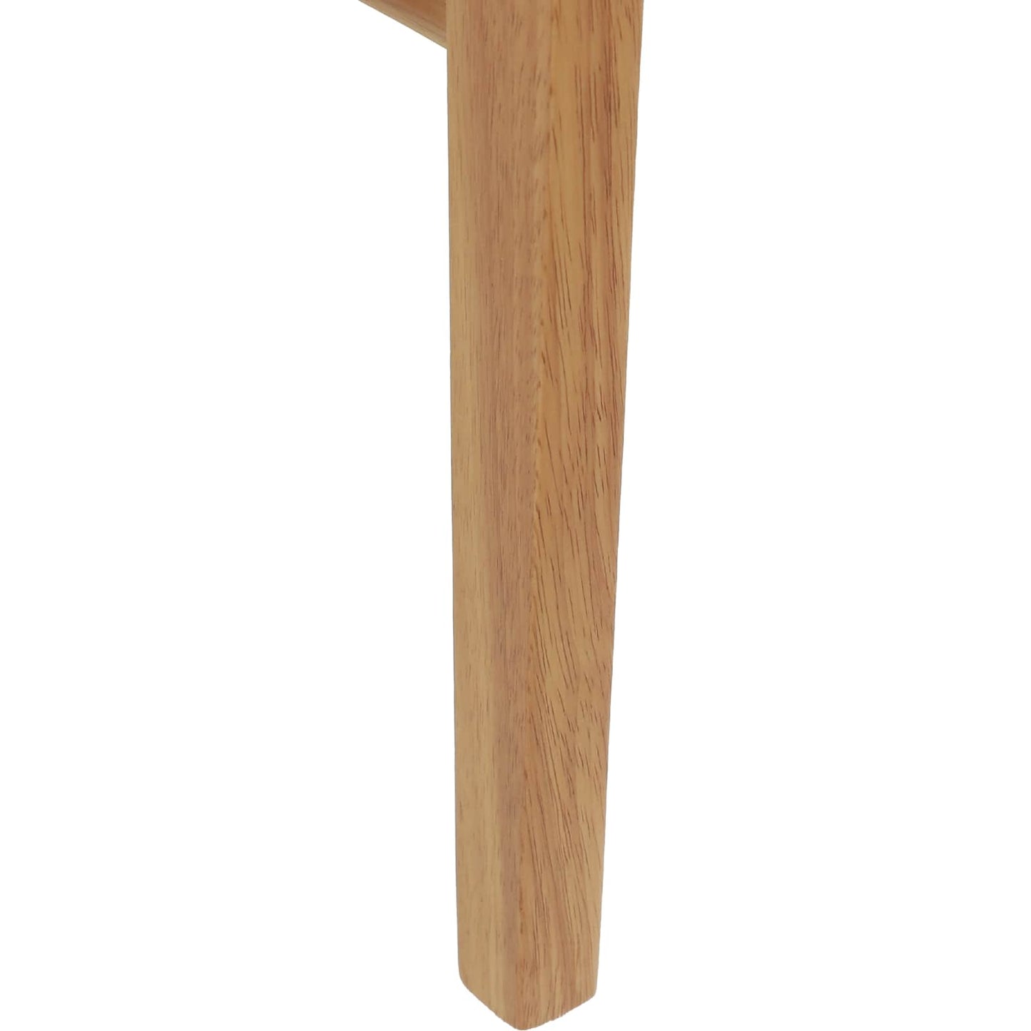 Spisestuestol 2 pcs Naturlig og lys Massiv Gummitræ