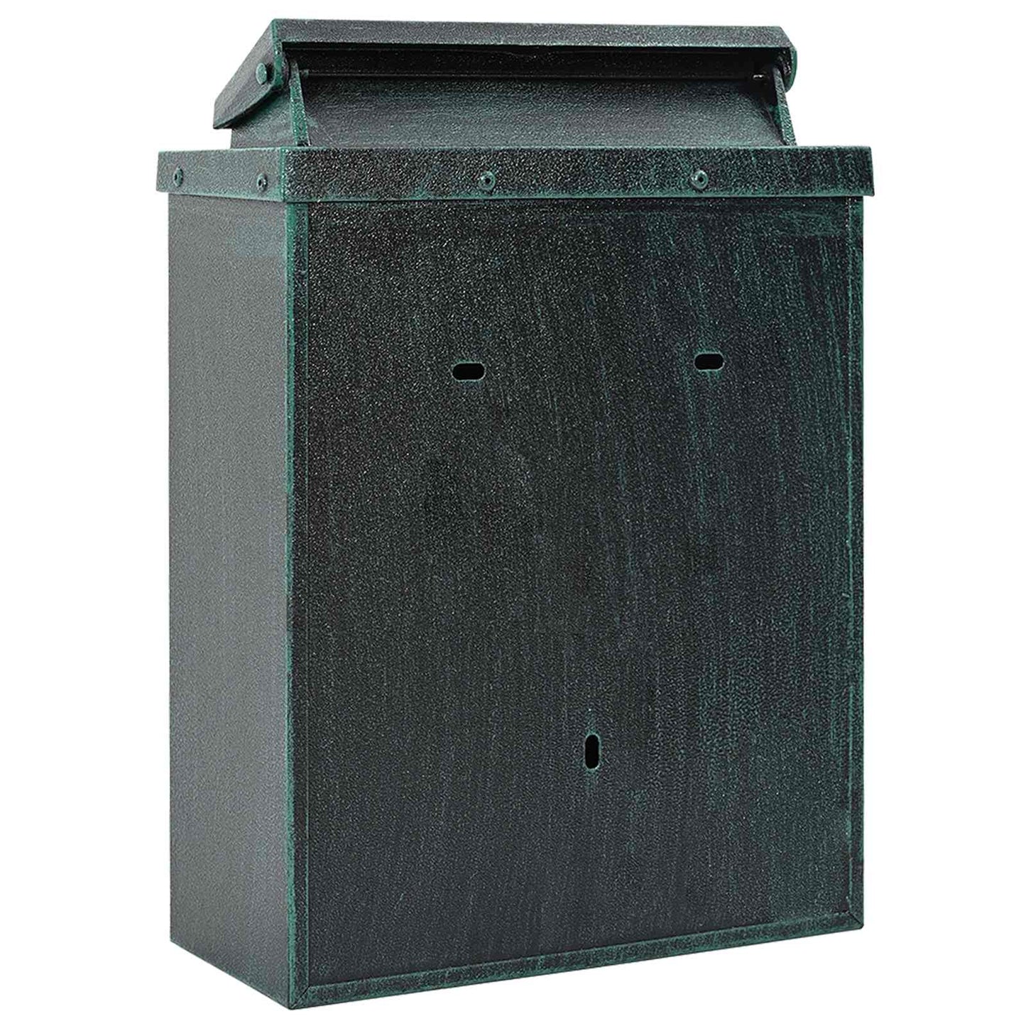 Væghængt Postkasse med dør Grøn 29 x 13 x 41 cm Gustt aluminium