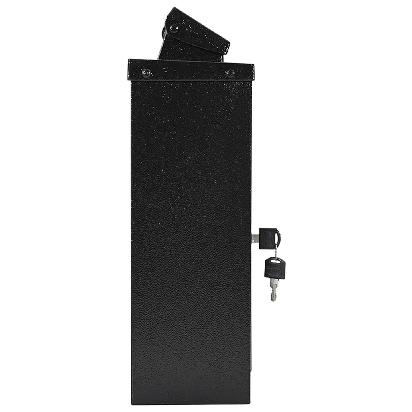 Væghængt Postkasse med dør Sort 29 x 13 x 41 cm Gustt aluminium