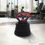 4-i-1 Håndvægte Barbell Kettlebell Sæt 20 kg Sort og rød