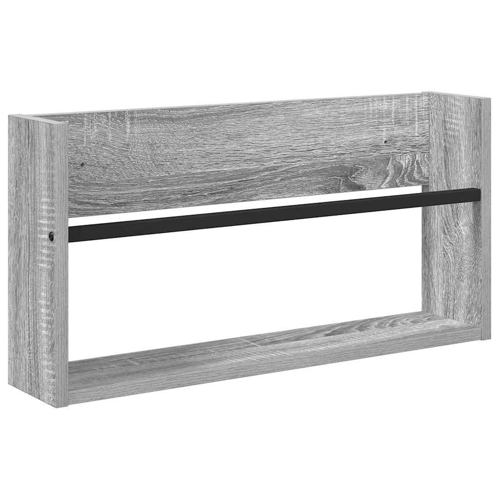Magasin Rack Grå Sonoma 60 x 12 x 30 cm Konstrueret træ