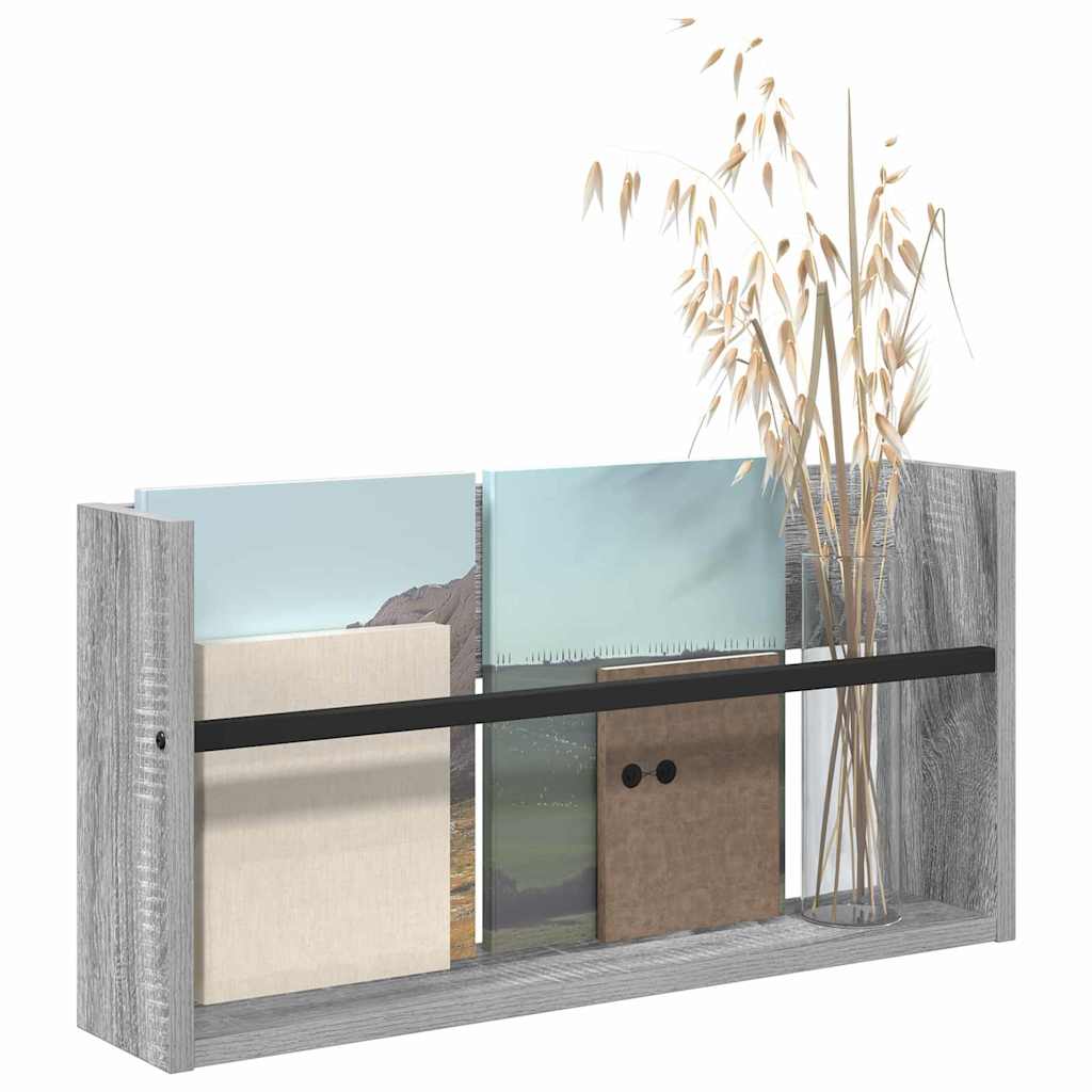 Magasin Rack Grå Sonoma 60 x 12 x 30 cm Konstrueret træ