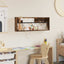 Magasin Rack med hylde Røget eg 80 x 12 x 30 cm Konstrueret træ