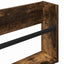 Magasin Rack 2 stk. Røget eg 80 x 12 x 30 cm Konstrueret træ