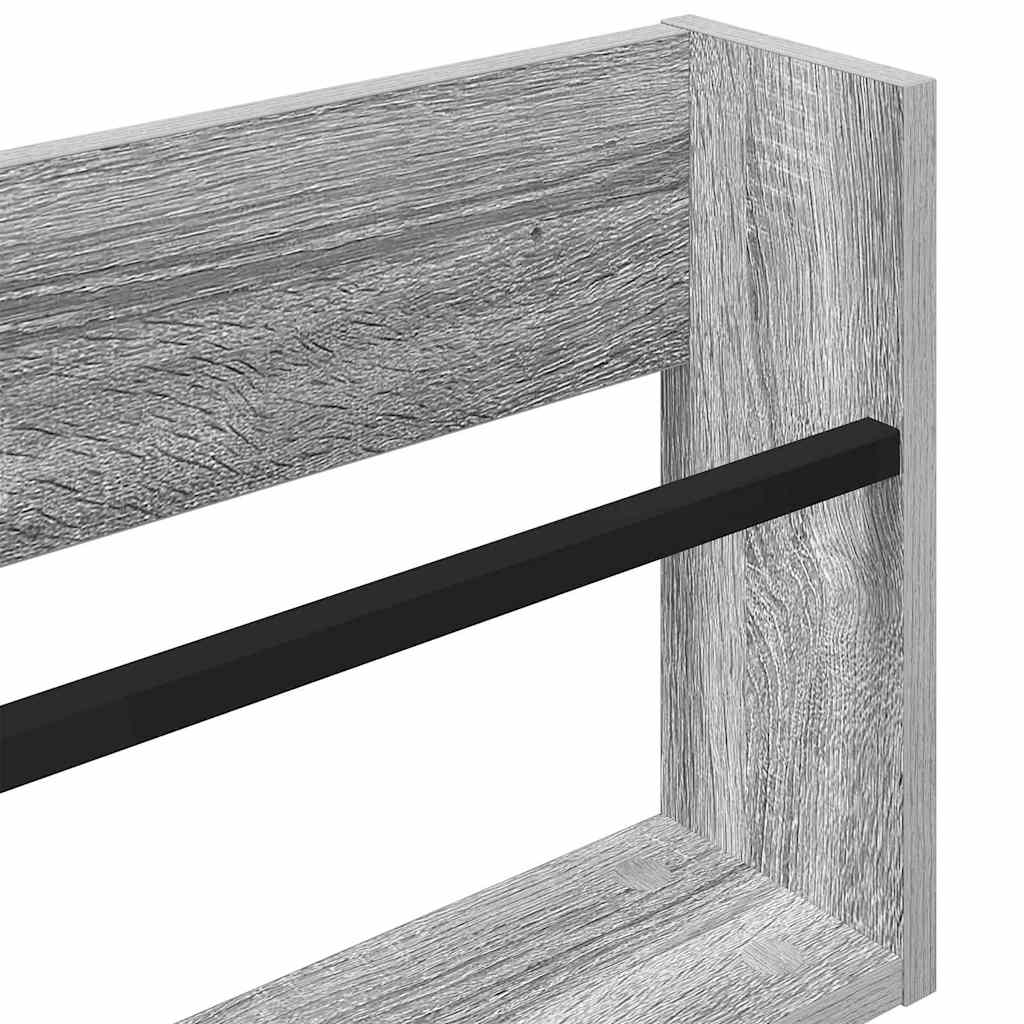 Magasin Rack Grå Sonoma 80 x 12 x 30 cm Konstrueret træ