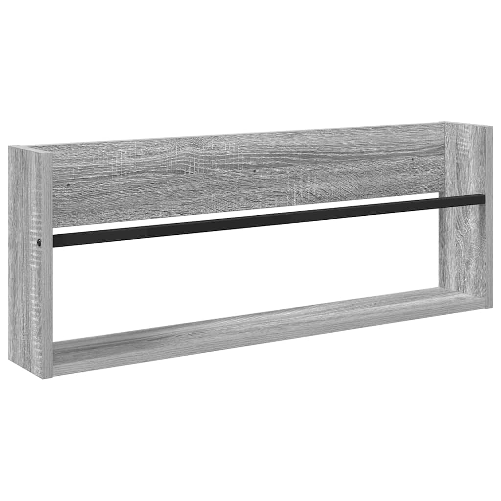 Magasin Rack Grå Sonoma 80 x 12 x 30 cm Konstrueret træ