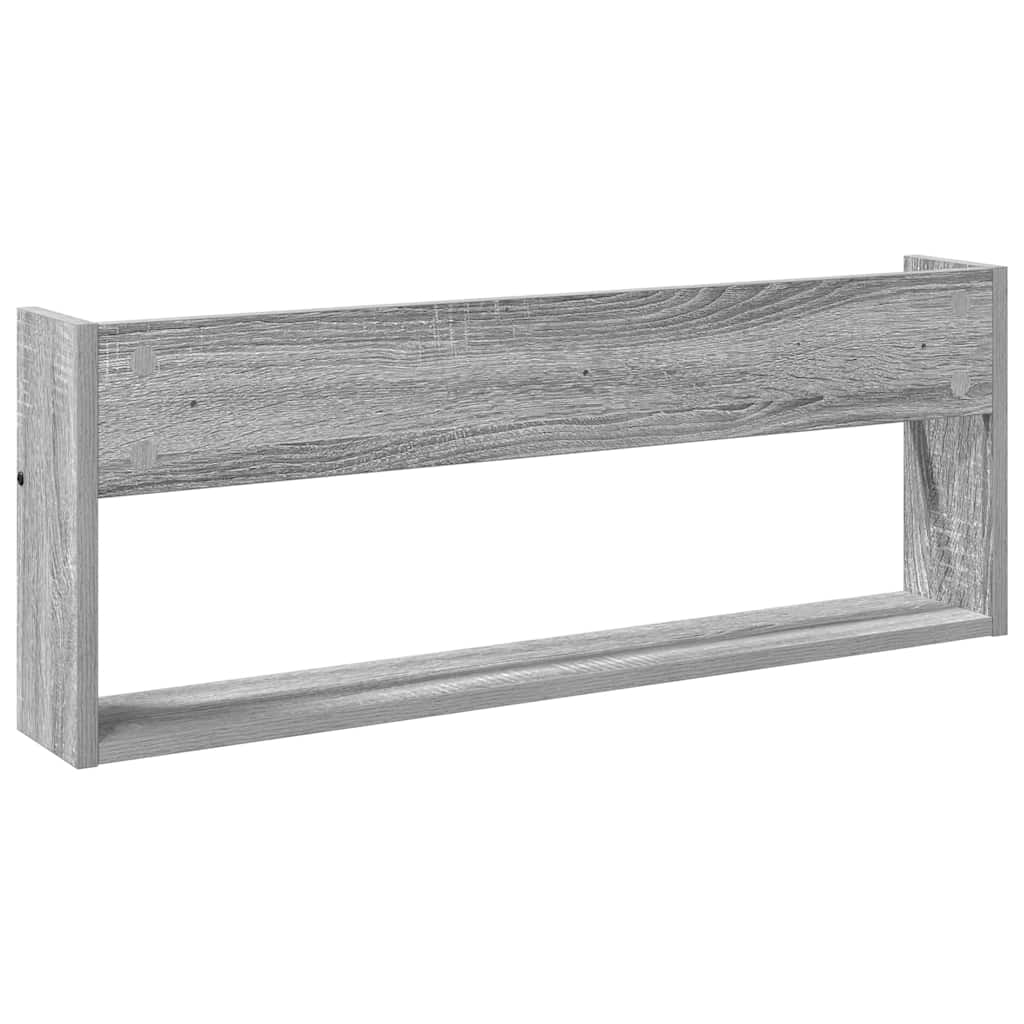 Magasin Rack Grå Sonoma 80 x 12 x 30 cm Konstrueret træ