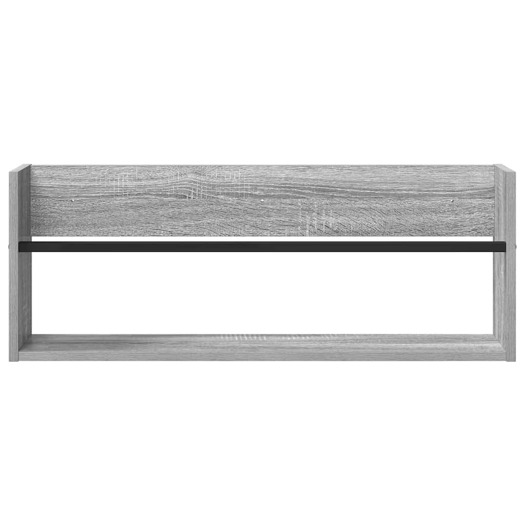 Magasin Rack Grå Sonoma 80 x 12 x 30 cm Konstrueret træ