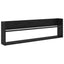 Magasin Rack med hylde Sort eg 100 x 12 x 30 cm Konstrueret træ
