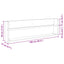 Magasin Rack med hylde Sort eg 100 x 12 x 30 cm Konstrueret træ