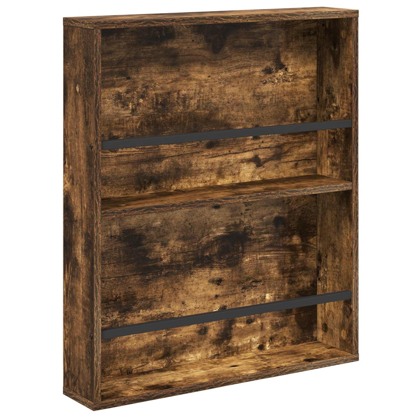 Magasin Rack 2 stk. Røget eg 60 x 12 x 70 cm Konstrueret træ