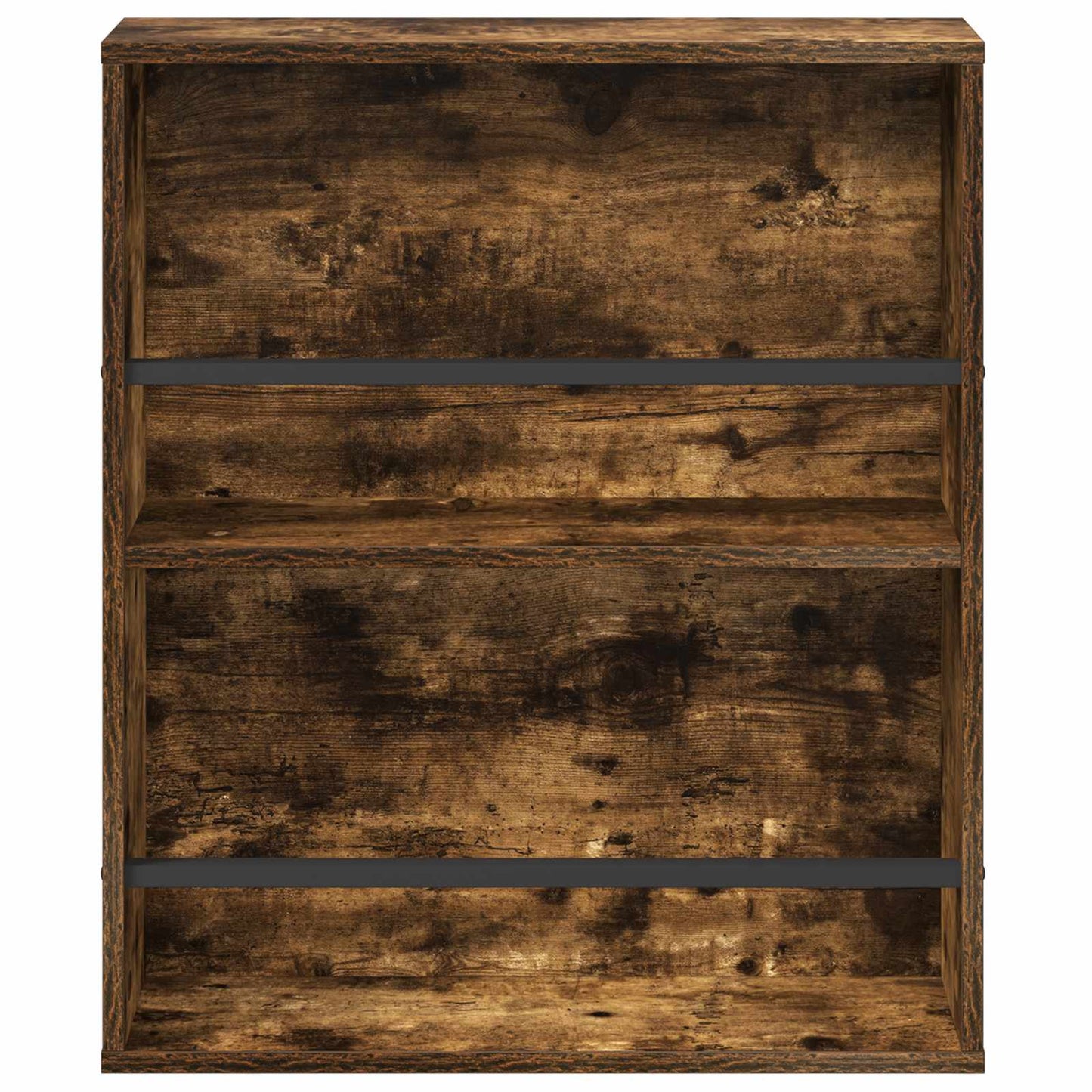 Magasin Rack 2 stk. Røget eg 60 x 12 x 70 cm Konstrueret træ