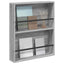 Magasin Rack Grå Sonoma 60 x 12 x 70 cm Konstrueret træ