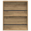 Magasin Rack med hylde 2 stk. Artisan Egetræ 60 x 12 x 70 cm