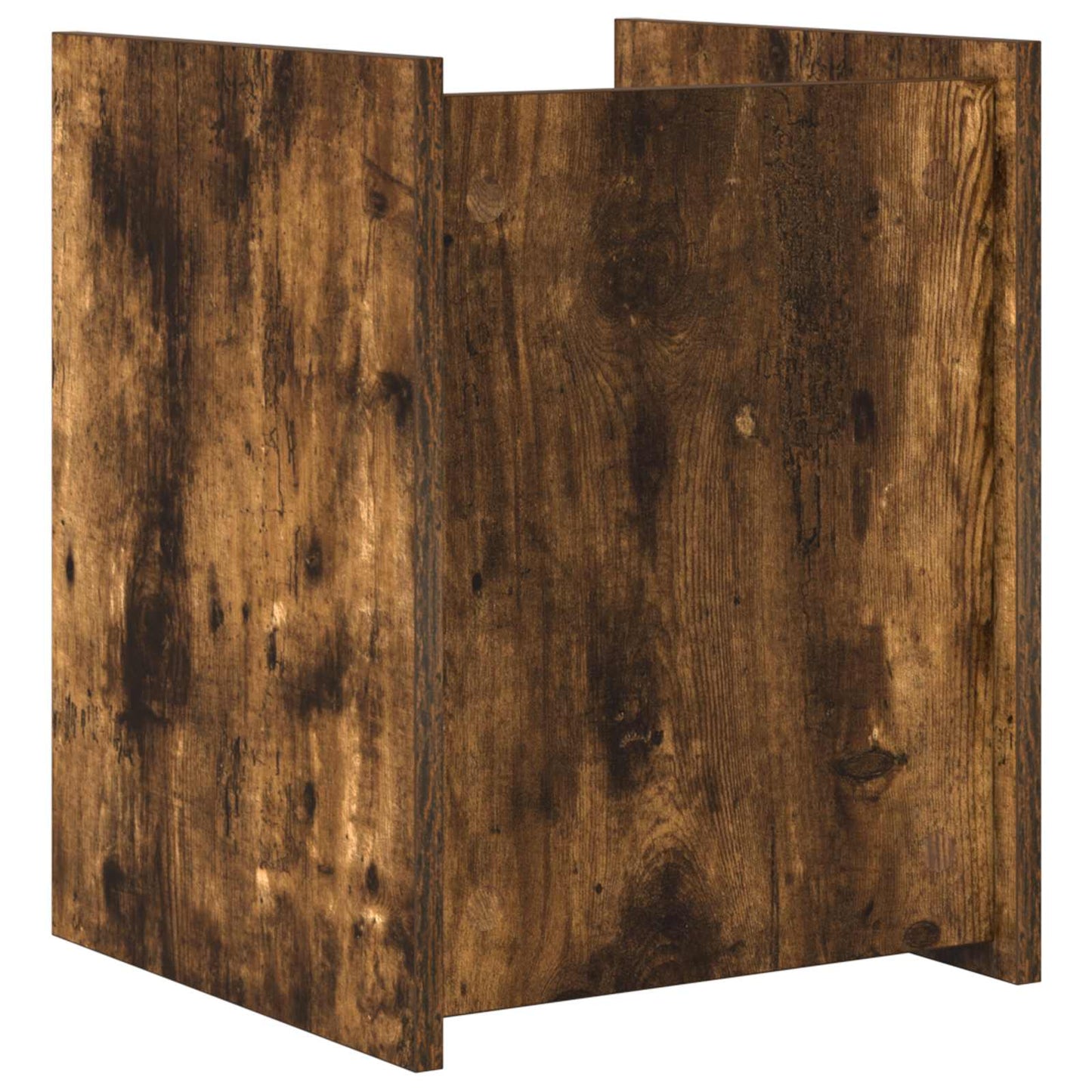Magasin Rack med hylde Røget eg 35 x 35 x 45 cm Konstrueret træ