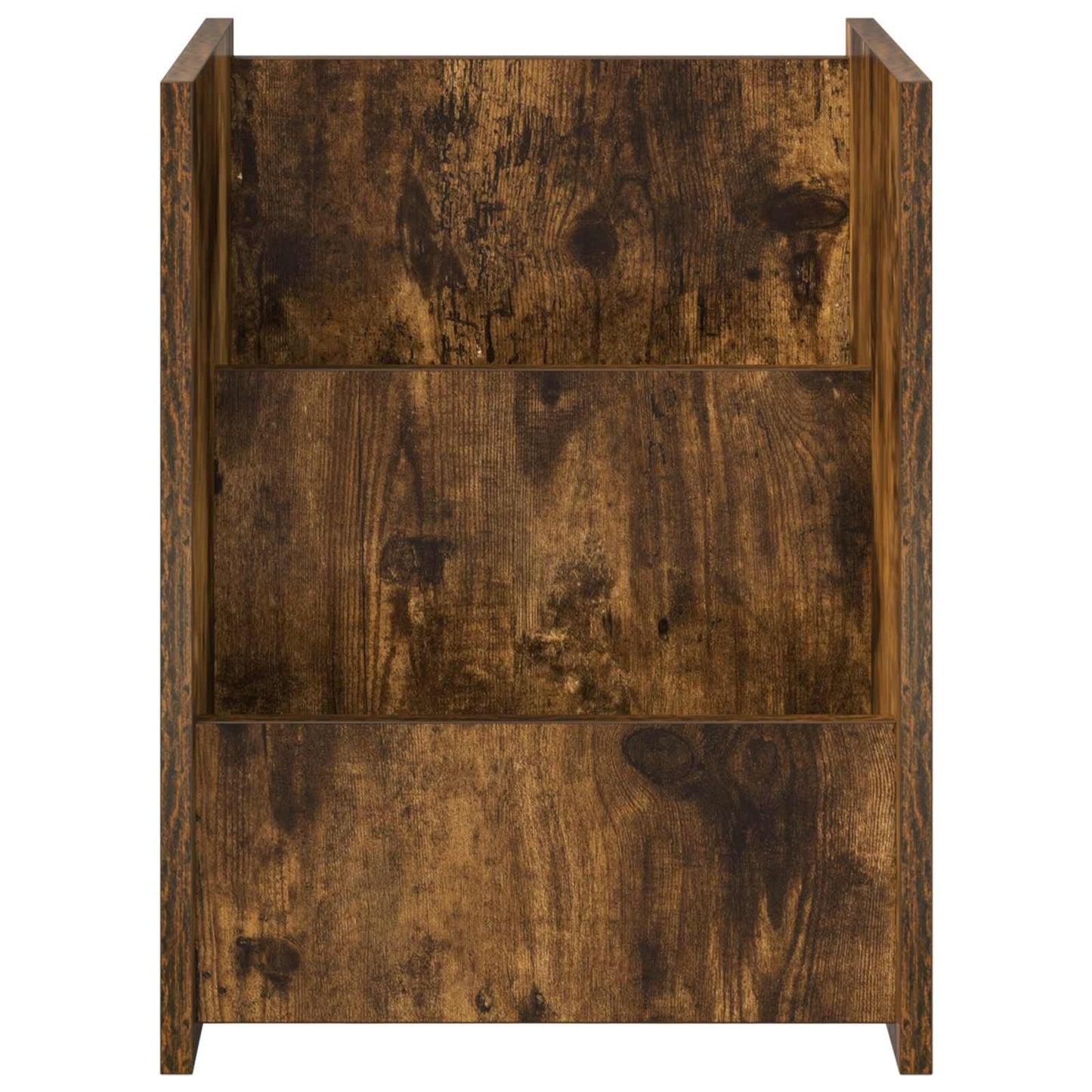 Magasin Rack med hylde Røget eg 35 x 35 x 45 cm Konstrueret træ