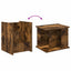 Magasin Rack med hylde Røget eg 35 x 35 x 45 cm Konstrueret træ