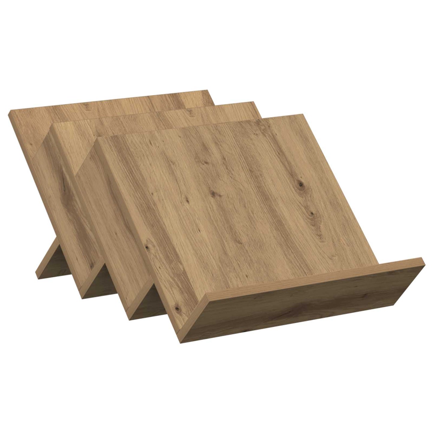 Magasin Rack Artisan Egetræ 53 x 40 x 28,5 cm Konstrueret træ