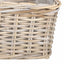 Planter Kurv med opbevaring 3 stk. Naturlig grå Kubu rattan