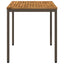 Havemiddagstabel Naturlig og Kaffe 70 x 68,5 x 75 cm
