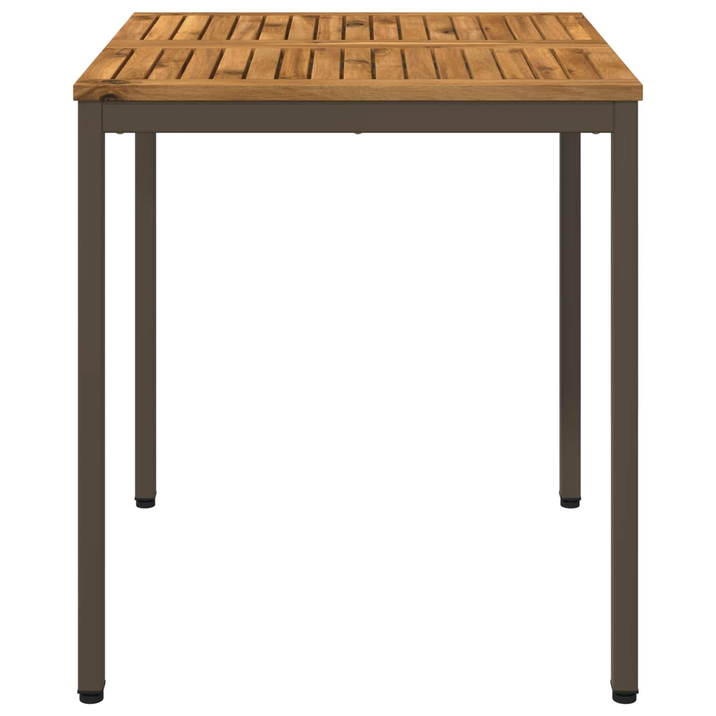 Havemiddagstabel Naturlig og Kaffe 70 x 68,5 x 75 cm