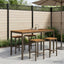 Have Bar Bord Naturlig og Kaffe 147 x 88,5 x 105 cm